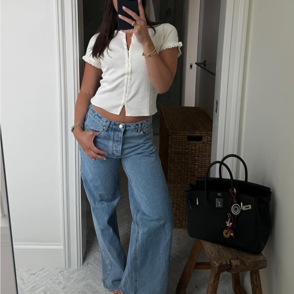 Parke Low Rise Baggy Jeans size 25